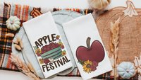 apple festival autumn kitchen towels home essentials, apple kitchen decor, sunflower gifts for her, Thanksgiving hosting gift, housewarming