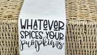 Whatever spices your pumpkin towels