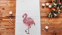 flamingo golf towel for her, golf mom gifts from daughter, golfing gear, beachy golf ball towel, cute golf Mothers day gift for wife, golfer