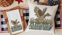 Called by God decorative pillows for bed, Christian gifts for men brothers in Christ, duck throw pillows for couch, Christian kitchen towel