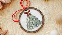 oyster shell Christmas ornament gift best sellers, coastal Christmas tree ornament handmade, oyster Christmas gifts for coworkers, nautical
