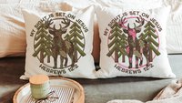 sight on Jesus throw pillows for couch religious stocking stuffers for teens, pink camo nursery decor, hunting baby keepsake, Hebrews 12:2
