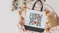 show mom pig tote bags for women, raising pigs country girl gifts, farmers market bag for sister, Berkshire pig gifts for pig lovers, Duroc