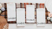months of the year hand towels for every season SET OF 12, cute kitchen towels for spring gifts for new homeowners, minimalist tea towels