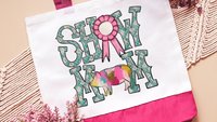 show mom pig tote bags for women, raising pigs country girl gifts, farmers market bag for sister, Berkshire pig gifts for pig lovers, Duroc