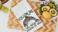 follow me fishers of men throw pillows for couch religious stocking stuffers for teens, Christian nursery decor girl baby girl baptism gifts