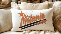 personalized name pillows for bed, teen girl gifts trendy gifts for girls, long pillows for full beds, best gifts for her, yellow dorm decor