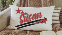 personalized name pillows for bed, teen girl gifts trendy gifts for girls, long pillows for full beds, best gifts for her, yellow dorm decor