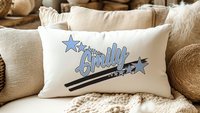 personalized name pillows for bed, teen girl gifts trendy gifts for girls, long pillows for full beds, best gifts for her, yellow dorm decor