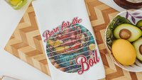 Born for the boil crawfish kitchen towels, Creole cooking crawfish boil Cajun kitchen decor, pinch the tail Louisiana gifts, Southern gifts