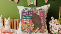 this is how I fight my battles faith based kitchen towel for aunt, Christian gifts for best friends, Exodus 14:14 Bible verse kitchen decor