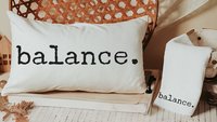 simplify life lumbar throw pillows for couch, custom word of the year accent pillows for bed, mantra quote motivational gifts for badass