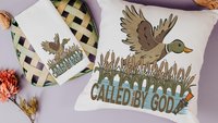 Called by God decorative pillows for bed, Christian gifts for men brothers in Christ, duck throw pillows for couch, Christian kitchen towel