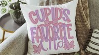 cupids favorite nurse throw pillows for women, office accessories healthcare worker gifts, RN gifts funny Valentines day best selling gifts