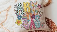 colorful Arkansas throw pillows for couch bright aesthetic home decor, best gifts for her, Arkansas dorm decor for girls, Arkansas gifts for