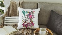 proverbs 31:30 throw pillows for couch floral decorative pillows with scripture, home decor gift for her, Christian gifts for best friends