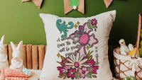 proverbs 31:30 throw pillows for couch floral decorative pillows with scripture, home decor gift for her, Christian gifts for best friends