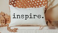 simplify life lumbar throw pillows for couch, custom word of the year accent pillows for bed, mantra quote motivational gifts for badass