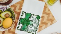 not lucky simply blessed shamrock cross throw pillows for couch, Christian St Patricks Day decorations, Irish gifts for her, St Pattys Day