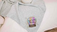 CUSTOM QUOTE BLANKET 50 x 60, cozy gifts for best friend, funny throw blanket for sofa, unique gifts for women who have everything, crystal