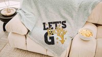 personalized lets go cheer blanket for girls with name, 2026 high school graduation gifts for teammates, 2026 senior night cheer gifts for