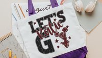 personalized cheerleading tote bag for girls, cheer wristlet with name, high school graduation gifts for daughter, 2026 cheer senior gifts