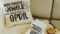 more precious than jewels Christian throw pillows for women, April gifts for daughter, Proverbs 3:15 hand towel, April birthday gift for her