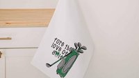 for the love of golf towel with grommet, golf mom Mothers Day gifts for golfers, golf bag accessories for women, golf coquette golf gifts