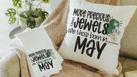 more precious than jewels Christian throw pillows for women, May gifts for daughter, Proverbs 3:15 hand towel, May birthday gift for her