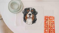 Bernese mountain dog table runner 