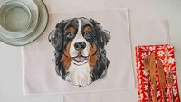 Bernese mountain dog table runner 