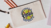 personalized softball tote bag for teens, softball wristlet with name, high school graduation gifts for girls, 2026 softball senior gifts