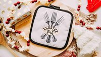 Cluster fork funny table runner 