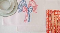 Sketch American flag pot holder & oven mitt