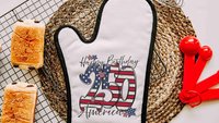 Happy birthday America table runner