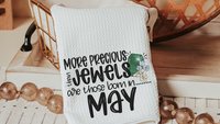 more precious than jewels Christian throw pillows for women, May gifts for daughter, Proverbs 3:15 hand towel, May birthday gift for her