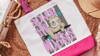 Slow as molasses funny tote bag for women, reusable shopping bag, sarcastic gift for friend, sassy tote bag for summer, best friend birthday