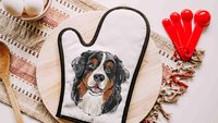 Bernese mountain dog table runner 
