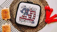 Happy birthday America table runner