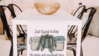 Sourdough table runner 