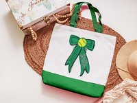 CapableByDesign personalized softball tote bag