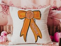 CapableByDesign personalized basketball throw pillow