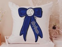 CapableByDesign personalized volleyball throw pillow