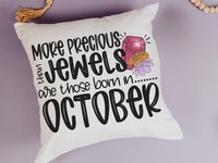 CapableByDesign more precious than jewels throw pillows and towels