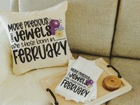 CapableByDesign more precious than jewels throw pillows and towels