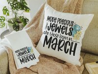 CapableByDesign more precious than jewels throw pillows and towels