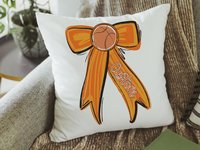 CapableByDesign personalized basketball throw pillow
