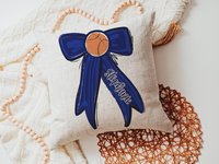 CapableByDesign personalized basketball throw pillow