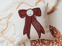 CapableByDesign personalized volleyball throw pillow
