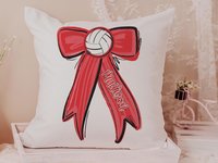CapableByDesign personalized volleyball throw pillow